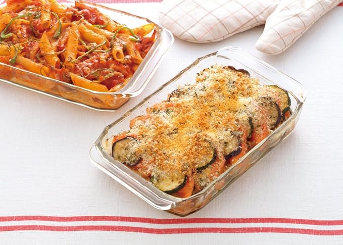 iwaki KBC3850 BC3850 Heat Resistant Glass Toaster Oven Dish, Basic Series, 9.4 x 5.7 x 1.4 inches (240 x 145 x 35 mm), 23.7 fl oz (700 ml)