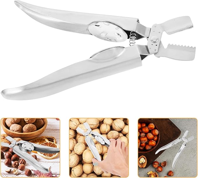 Chestnut Opener and Nut Cracker Tool 304 Stainless Steel Cross-shaped Chestnut Sheller Peeler for Walnuts Hazelnuts and Seafood Kitchen Specialty Gadget