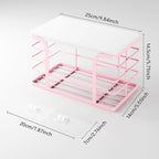 Small Grocery Bag Holder,Wall Mount Trash Bag Holder Dispenser with Bamboo Top,Suitable for Garbage Bags of 100 Rolls under 13 Gallons,Pink