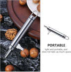 Totority Heavy Duty Walnut Opener and Macadamia Nut Cracker 304 Stainless Steel Household Nut Sheller Tool for Pecans and Hazelnuts, Kitchen Specialty Gadget for Home Use