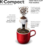 Keurig MAIN-85544 Compact Single-Serve K Cup Pod Coffee Maker, Black, 2.3