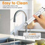 Milk Frother Handheld, Rechargeable Coffee Frother Wand with 2 Stainless Whisks 3 Speeds, Drink Mixer, Electric Foam Maker, Hand Mixer for Lattes, Cappuccino, Matcha, Egg, White