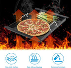 16517 Half Size Griddle Insert for Bull 30" 4 Burner Grill Angus 47628 47629 Outlaw 26038 26039,Bull Premium Grill 18248 18249,Non-stick Carbon Steel Flat Top Cooking Plate Replacement for Bull 65073