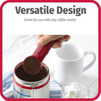 Goodcook Extendable Coffee Scoop, 2 Tablespoon, Small, Red (Pack of 4)
