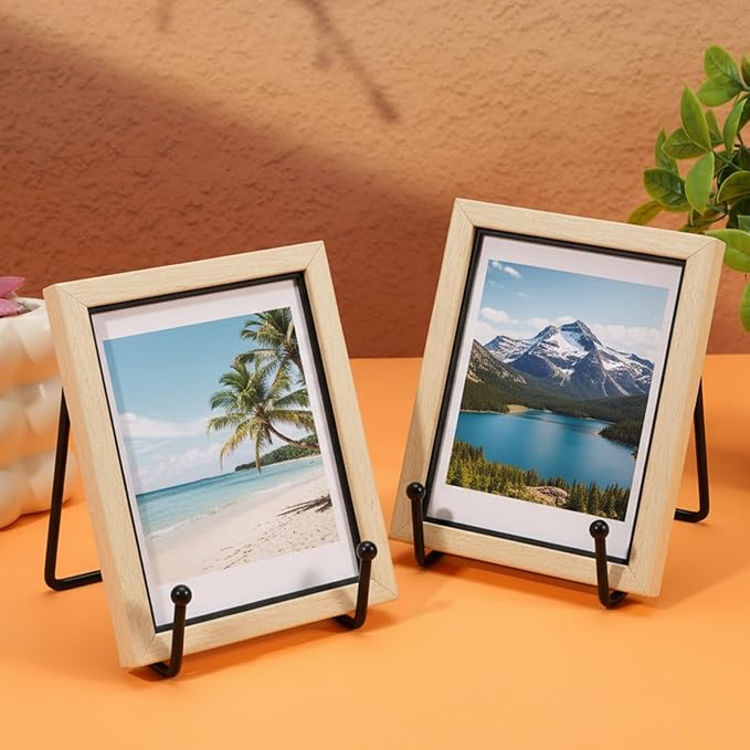 18 Pcs Plate Stands for Display, 4.5 in Metal Plate Holders Display Stands Can Be Used for Picture Stand, Book Stands for Display, Plate Display Stands, Easel, Photo Frame Stands, Plaque Stands, Black