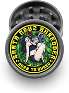 Santa Cruz Shredder Born to Shred Grinder for Herbs Knurled Top for Stronger Grip 2-Piece Medium 2.2