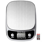 GRAM PRES Food Kitchen Scale Digital Weight Grams and Oz，Professional Small Digital Kitchen Food Scales 3kg/0.1g for Weight Loss