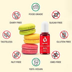 Oil Based Food Coloring for Chocolate 4 Colors x 10 ml Concentrated Oil Food Coloring for Melting Chocolate Candy Melts Cake Pops Strawberries