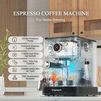 Empstorm Espresso Machine 20 Bar with Steam Milk Frother, Espresso maker Compatible for NS Original Capsules 2 IN 1 expresso maker, Professional Cappuccino Expresso Machine for Home and Office