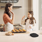 Vitafit 33lb/15kg Digital Food Scale in High Precision 0.1oz/1g, Our Own Kitchen Scale Professional Factory Since 2001, Home and Kitchen Essentials for Cooking and Baking, LED, 3*AAA Batteries, Black