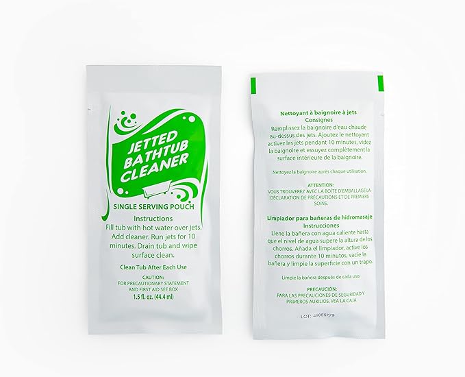 Oh Yuk Jetted Bathtub Cleaner Concentrate Case of 100 1.5 Ounce Pouches