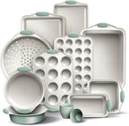 Country Kitchen Nonstick Stackable Bakeware Set - Durable, Easy Release Baking Set- 22 Pc. Includes Silicone Muffin Cups