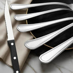 Hunycook 48-Piece Silverware Set - Silverware Set for 8, Stainless Steel Flatware Set with Forks, Knives & Spoons, Mirror Polished Cutlery Set, Dishwasher Safe