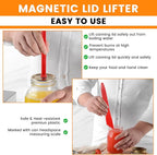 Aifeier ET Canning Tools Kit includes 1pcs Bubble Popper Bubble Remover and 1pcs Jar Lid Lifter Magnetic Lid Lifter (Red)