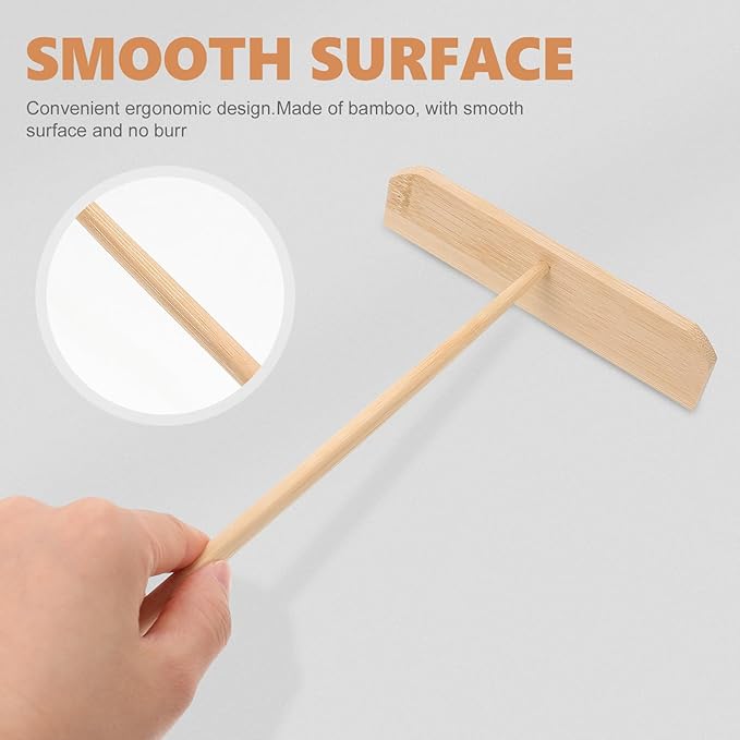 Uonlytech Wear-resistant Crepe Pancake Maker Kit with Spatula and Convenient Spreader, Household Pancake Cooking Tools Set, Five-piece Crepe Accessory for Home Kitchen Use Random Color