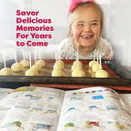 Baketivity Vanilla Cake Pops Making Kit for Kids - DIY Baking Set with Pre-Measured Ingredients - Party Supply Kit for Children Ages 6 and Up - Best Gift Idea for Boys and Girls