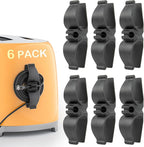 Daisyhome Cord Organizer for Kitchen Appliances-6 Pack, Appliance Cord Organizer stick on, Small Kitchen Appliances Cord keeper, Adhesive Cord Holder, Cord Winder for Pressure Cooker, Stand Mixer…