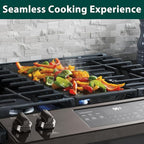 WB31X24738 WB31X49806 Griddle Replacement Parts for GE Gas Stove Top Cast Iron Appliance Griddles 19.5’’ x 9’’ Range Cooktop Griddles Pan JGBS66REKSS JGBS66REK3SS 30In Center Griddle Plate 1 Pcs