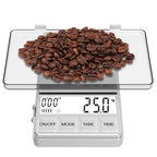 WEIGHTMAN Small Coffee Scale with Timer, Espresso Scale with Timer 1000 x 0.1g, Mini Food Scale Large Backlit LCD Display Stainless Steel, Digital Pocket Scale Grams and Ounces…