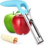 Rainspire Apple Corer Tool Kitchen Apple Core Remover Stainless Steel Comfortable Nonslip Handle, Dishwasher Safe, Blue