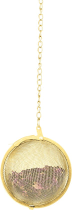 Pinky Up Small Ball in Gold Tea Infusers