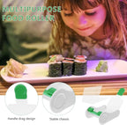 SHERCHPRY Multipurpose Sushi Roller Food Rolling Tool for Meat Vegetables Egg Rolls and Grape Leaves Easy to Use Kitchen Gadget