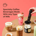 Keurig SimpleCafe Frother, Rechargeable Handheld Milk Frother for Lattes, Cappuccinos & Iced Coffee, USB Cord Included, Microwave-Safe Frothing Cup, Hot & Cold Foam Maker