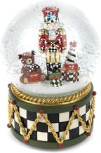 MACKENZIE-CHILDS Snow Globe, Christmas Decor for Living Room, Nutcracker
