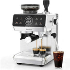 CM1620 Espresso Machine with Built-in Burr Grinder, 20 Bar Bean-to-Cup Espresso Maker with 44 Grind Settings & Steam Wand, Touchscreen Coffee Machine for Latte, Cappuccino & Iced Coffee