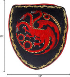 Game of Thrones Pillow and Blanket Set - Bundle with 48" x 60" House of the Dragon Fleece Throw Blanket, Throw Pillow, Bookmark | Cozy Game of Thrones House of the Dragon Room Decor Set