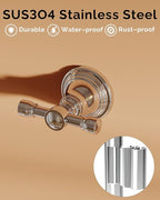 Towel Hook for Bathroom 2 Pack, Stainless Steel Robe Coat Hook Wall Mount, Heavy Duty Towel Hanger for Kitchen, Bedroom or RV (Chrome)