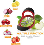 Supercenter Apple Cutter, Apple Corer and Slicer - Stainless Steel Apple Corer - 4.72 Inch Apple Slicer Tool with 12 Super Sharp Blades, lightweight Apple Slicer and Corer with Anti-slip Handle