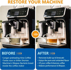 Coffee Machine Cleaner Descaler Tablets 34 Pack, Coffee Maker Cleaner for Keurig, Ninja, Breville, Delonghi, Nespresso, Miele,Espresso Machine Cleaning Tabs,Descaling Solution for Coffee Pot Maker