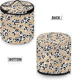 Electric Pressure Cooker Insulation Handbag Reusable Electric Pressure Cooker Storage Bag Zipper Closure Cover, Brown Cow Print