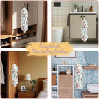 Rabbit Bunny Plastic Bag Holder, Wall Mount Grocery Bag Holder, Plastic Storage bag, Pull Rope Free Adjustment, Plastic Bag Holders for Grocery Bags, Plastic Bag Dispenser for Home Kitchen Camping