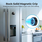 Digital Kitchen Timer, Large Display Magnetic Countdown Countup Timer, 3 Preset Times (5, 15, 25),Volume & Brightness Adjustable for Cooking Classroom Studying, Easy for Kids (Black,2Pcs)