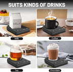 Mug Warmer,Coffee Mug Warmer with 3 Adjustable Temperature Settings,Coffee Warmer with 2-12H Auto Shutoff Functions,Easy to Clean Mug Heater for Desk,Grandma Gifts for Mothers Day