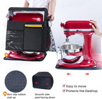BAGSPRITE Stand Mixer Cover with Detachable Appliance Sliders Base Compatible with KitchenAid Mixer-Storage Bag for 6/7/8 Quart with Pockets for Kitchen Aid Accessories and Attachments