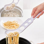 【Spaghetti Measuring Tool & Adjustable Measuring Spoon Combo Set】Kitchen Quantitative Tool for Cooking Baking, Pasta Portion Control with Gram/mL Scale for Restaurants Home Hotel Use