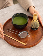 TANG PIN Premium Matcha Set - Traditional Japanese Matcha Making Kit with Spout Bowl (Chawan), Bamboo Whisk (Chasen) & Holder Stand - Complete Matcha Maker Starter Tools for Matcha Tea & Latt (Cat)