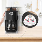 Appliance Casters - Furniture Sliders & Appliance Rollers for Kitchen, Coffee Machine, Blender, Oven - Helps Mom or Wife Easily Solve Countertop Sliding (White, 4pcs)