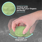 Kozo 2.5" Spice Grinder 2-Piece, Strong Grip By Kozo. (Green)