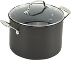 Cuisinart 14-Piece Cookware Set, Chef's Classic NonStick Hard Anodized, Gray, 66-14N
