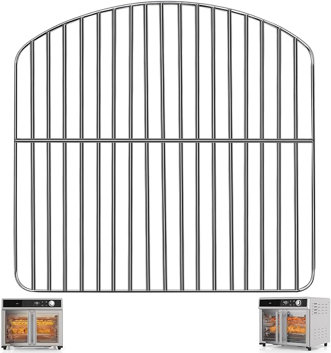 Countertop Toaster Oven Wire Rack for BLACK+DECKER Crisp 'N Bake Air Fryer Toaster Oven, 12.4×12.2 IN Stainless Steel Food Grade Toaster Oven Accessories Replacement Parts, Dishwasher Safe