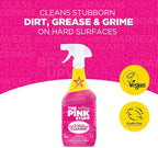 The Pink Stuff Miracle Multi-Purpose Cleaner Spray, 30 fl oz – Now 20% More! Powerful All-Purpose Cleaning Solution for Kitchens, Bathrooms, Floors & More – Cuts Through Grease & Grime with Ease