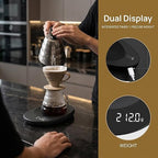 Digital Scale Grams with Coffee Spoon, 500g/0.1 Gram Scale Tea Scale for Loose Tea Black Mini Digital Pocket Jewelry Scales, Digital Kitchen Scale .1 Gram Accuracy
