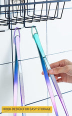 JETKONG 2 Pcs 12-Inch Culinary Tweezers Food Tweezers Kitchen Tweezer Tongs for Cooking (Rainbow)