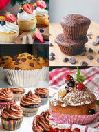 Walooza Muffin Cupcake Pan, Nonstick 12 Cupcake Tray, Cheesecake Pan for Baking