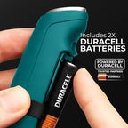 Zulay Kitchen Patented Tornado Triple Whisk Milk Frother with 4 Duracell Batteries – Handheld Foam Maker for Coffee, Lattes, Matcha & Hot Chocolate – Rich, Creamy Froth in Seconds - Vivid Emerald