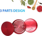 Matoolser 3 Inch Spice Grinder Mills for Kitchen (Red)